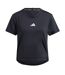 T-shirt Adapt Femme Noir Blanc Adidas-1