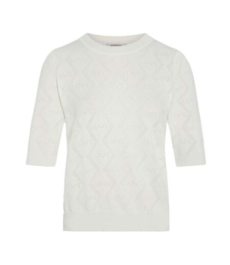 T-Shirt blanc femme morgan mika