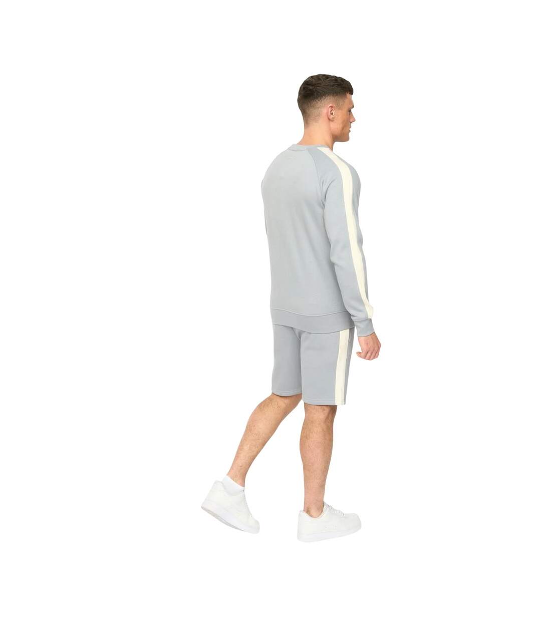 Mens Cresswill Sweatshirt Steel Blue Crosshatch-3