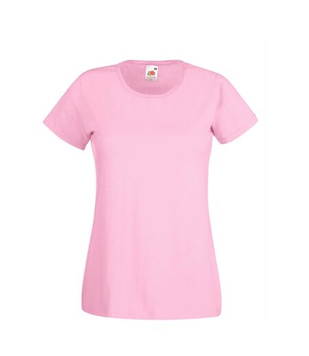 T-shirt à manches courtes - Femme (Rose pastel) - UTBC3901