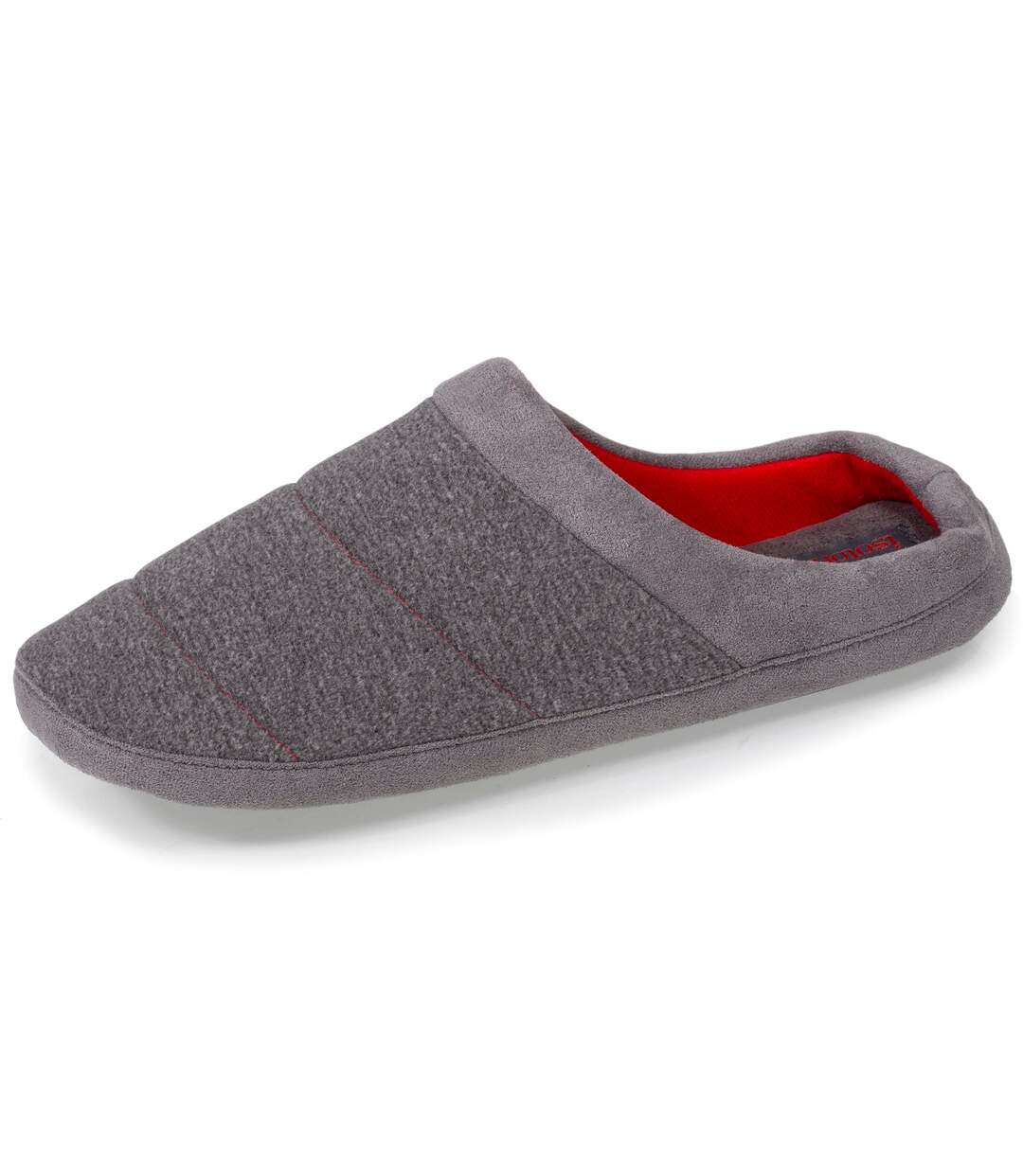 Isotoner Chaussons extra-light Mules homme ultra confortables et légères, semelle en gomme antidérapante