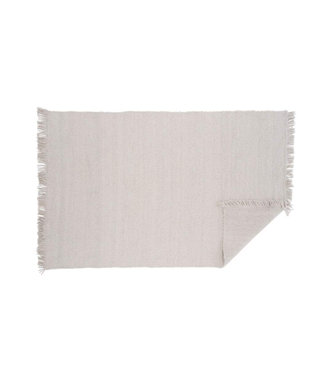 Tapis Déco en Laine Betina 300x400cm Blanc-2