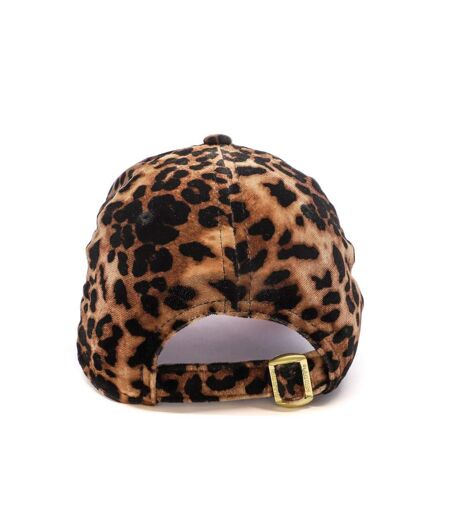 Casquette Léopard Beige/Noir Femme New Era Leo Velour 9forty Neyyan - OSFM