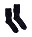 3 Pair Unisex Merino Wool Ribbed Seamless Diabetic Socks for Swollen Legs-5