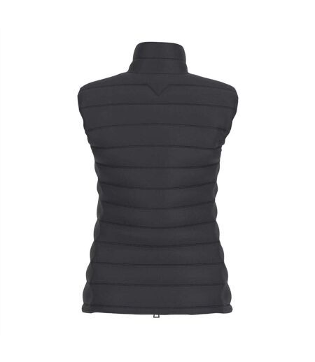 Womens/ladies Quilted Gilet Jet Black Guess