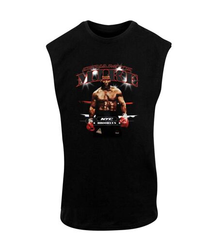 Mens Dynamite Mike Sleeveless Tank Top Noir Mister Tee