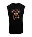 Mens Dynamite Mike Sleeveless Tank Top Noir Mister Tee-2