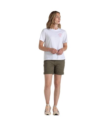 T-shirt malibo be kind femme blanc Craghoppers