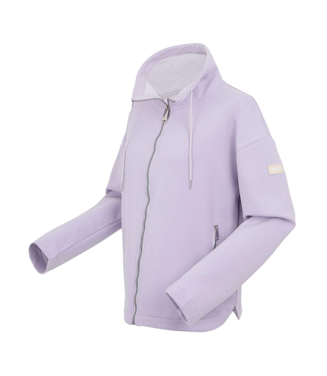 Womens/ladies ashlynn knitted fleece jacket lilac thistle Regatta-3