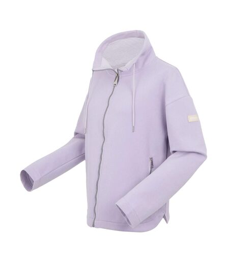 Womens/ladies ashlynn knitted fleece jacket lilac thistle Regatta