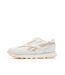 Baskets blanches/roses femme reebok classic leather-1