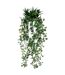 Plante Artificielle en Pot Compo 33cm Blanc & Vert-1