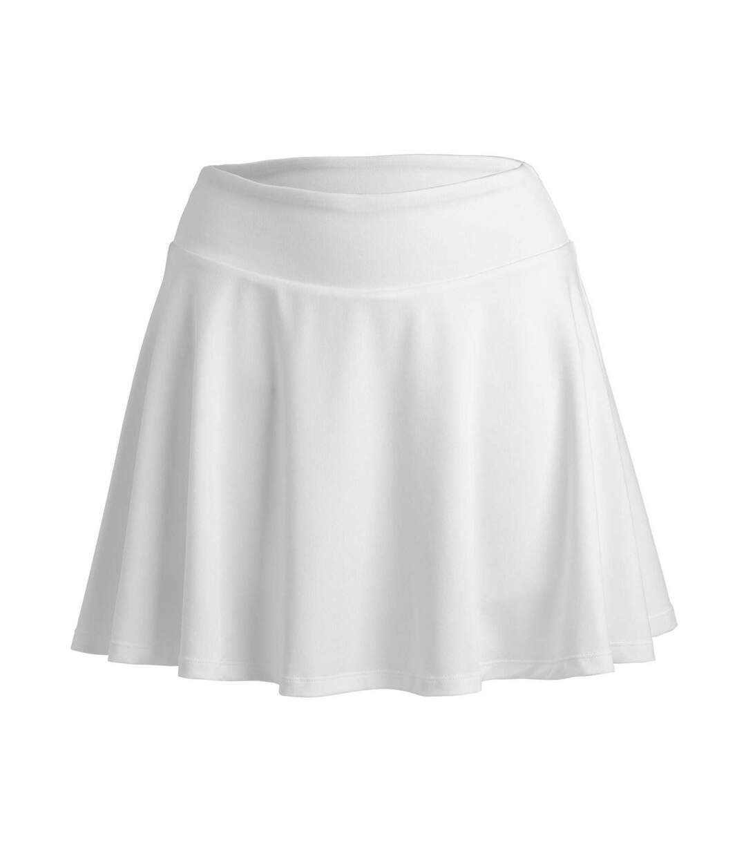 Womens/ladies Fitness Skort White Spiro-1