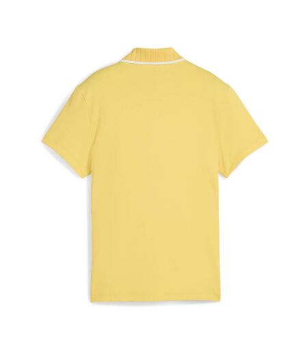 Polo de golf jaune homme puma cloudspun