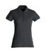 Polo Femme Anthracite Chiné Clique-1