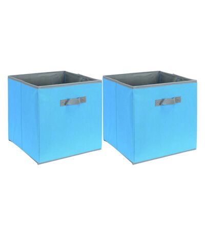 Cube de rangement coloré 30 x 30 cm (Lot de 2)