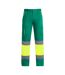 Pantalon Homme Vert Jaune Fluo Roly Workwear-1