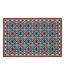 Tapis de Cuisine Antidérapant Océania 60x90cm Bleu-1