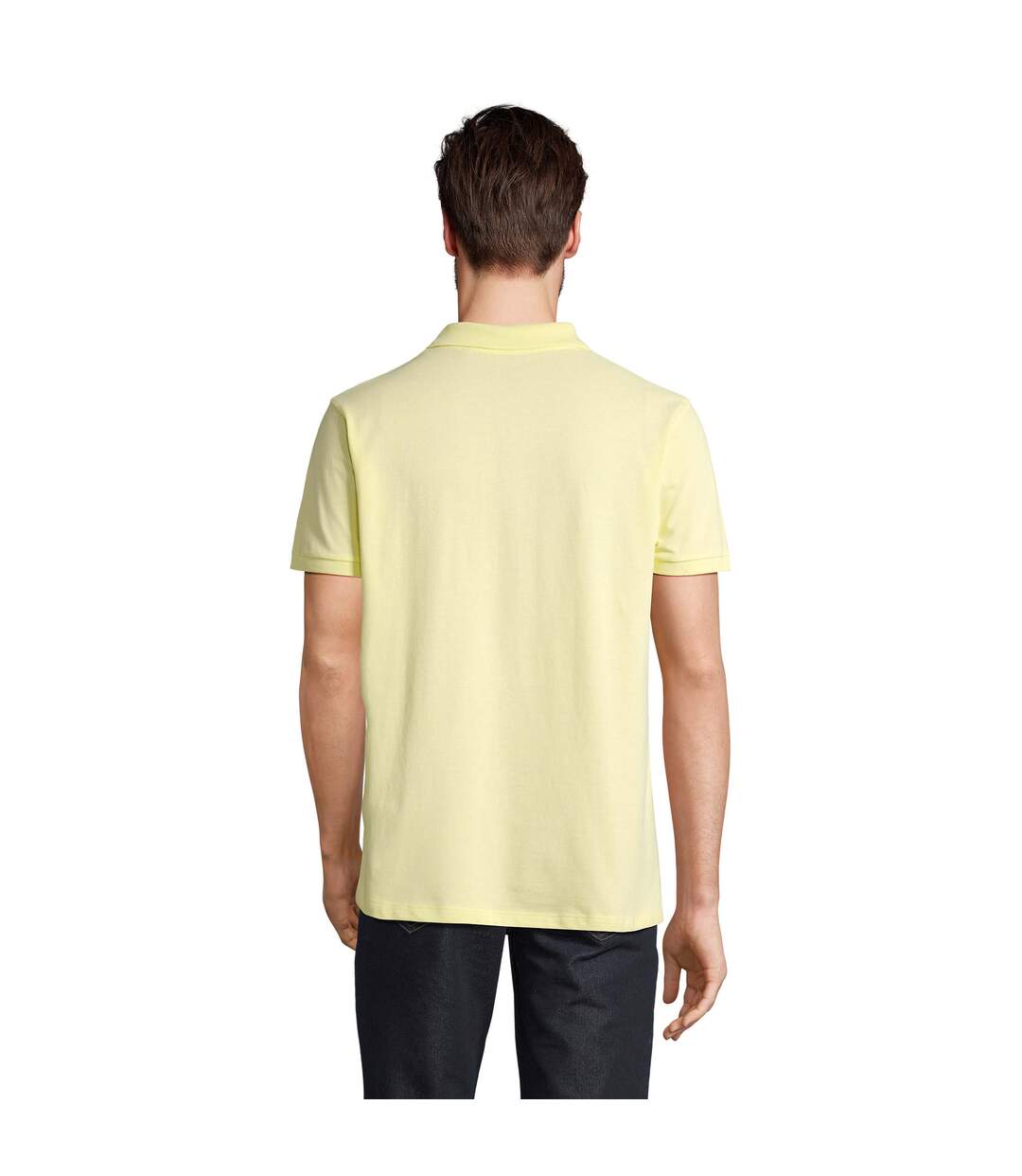 Polo Planet Homme Jaune Clair SOLS-3