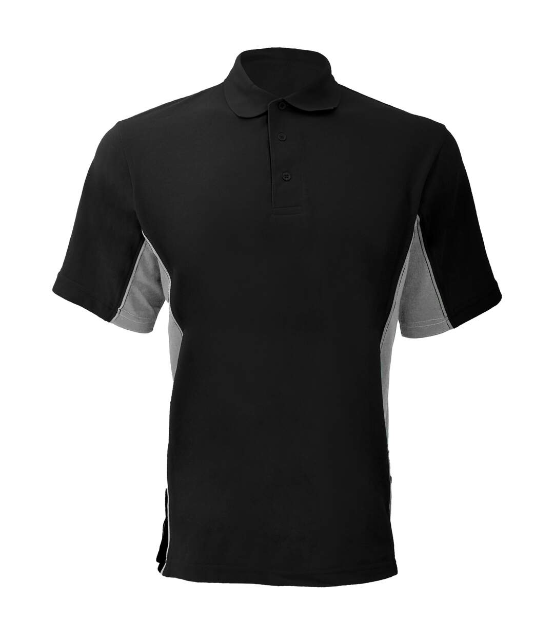 Gamegear - Polo à manches courtes - Homme (Noir/Gris/Blanc) - UTBC412