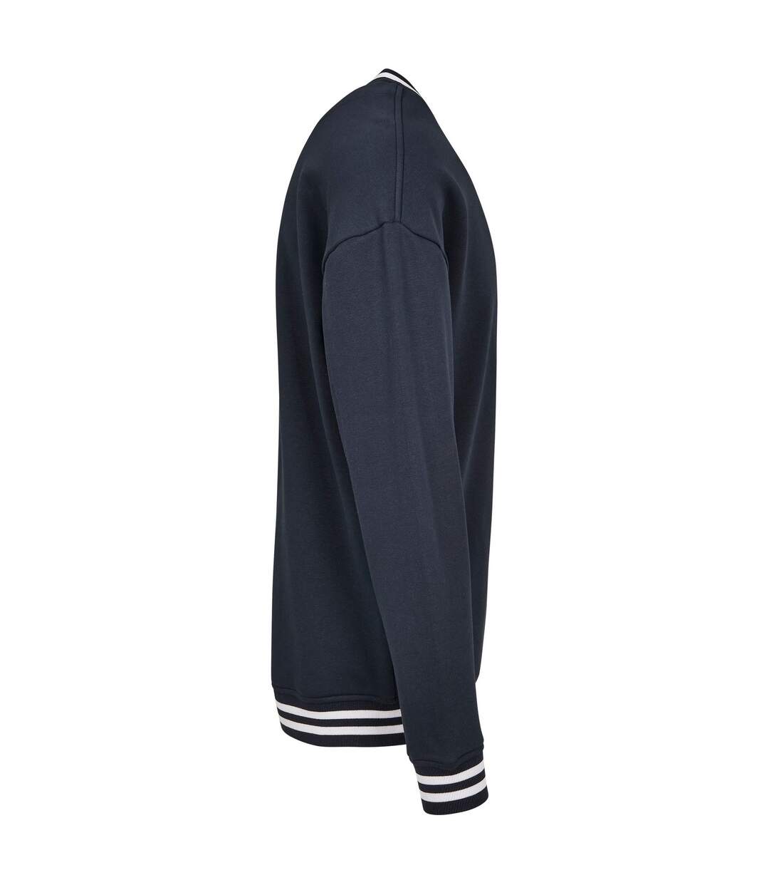 Sweat College Adulte Bleu Marine Blanc Build Your Brand-3