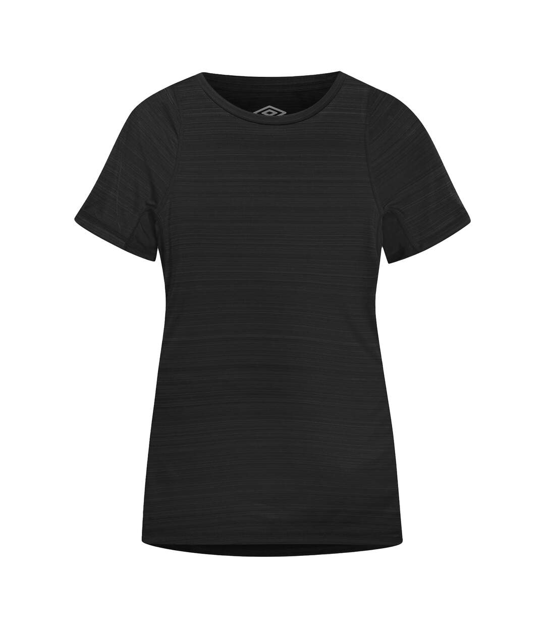Womens/ladies Pro Marl Polyester Training T-shirt Black Marl Umbro-2