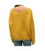 Pull jaune femme superdry oversized-2