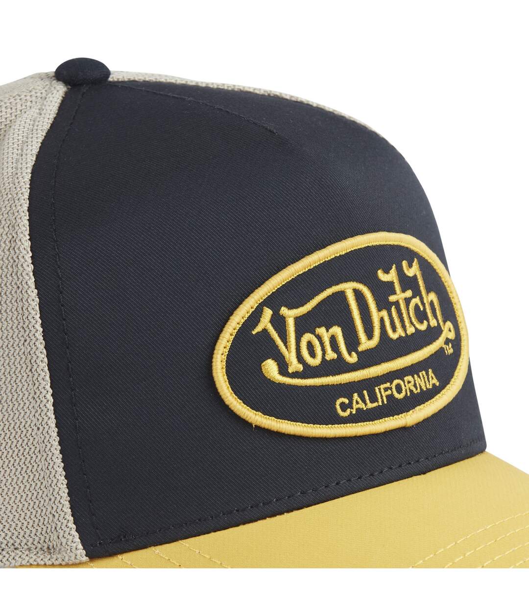 Casquette trucker avec filet et broderie Poly Vondutch-3