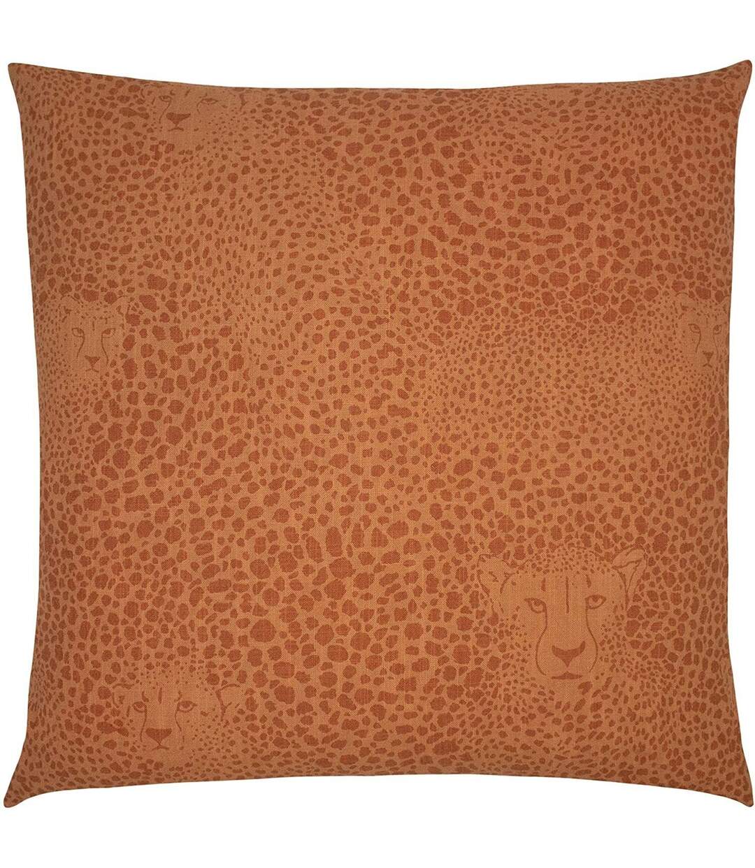 Hidden cheetah cushion cover one size terracotta Furn