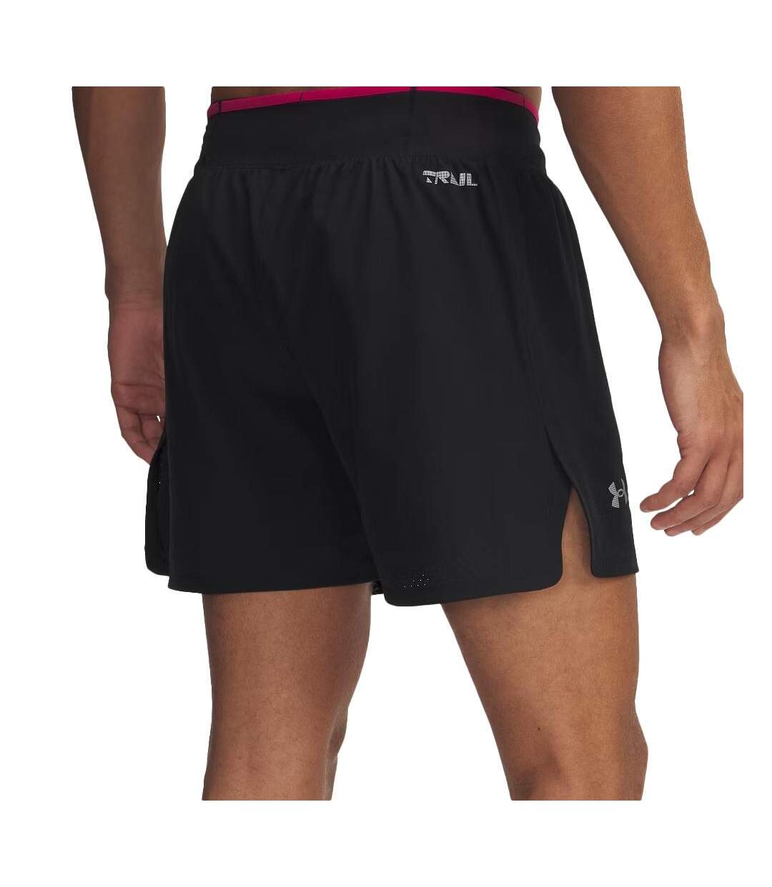 Short noir homme under armour launch-2
