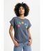 T-shirt délavé avec inscription Mommy-1