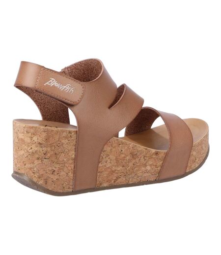 Sandales À Talons Compensés Leelee Femme Beige Blowfish Malibu
