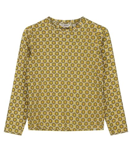 T-shirt orla kiely femme moutarde Regatta