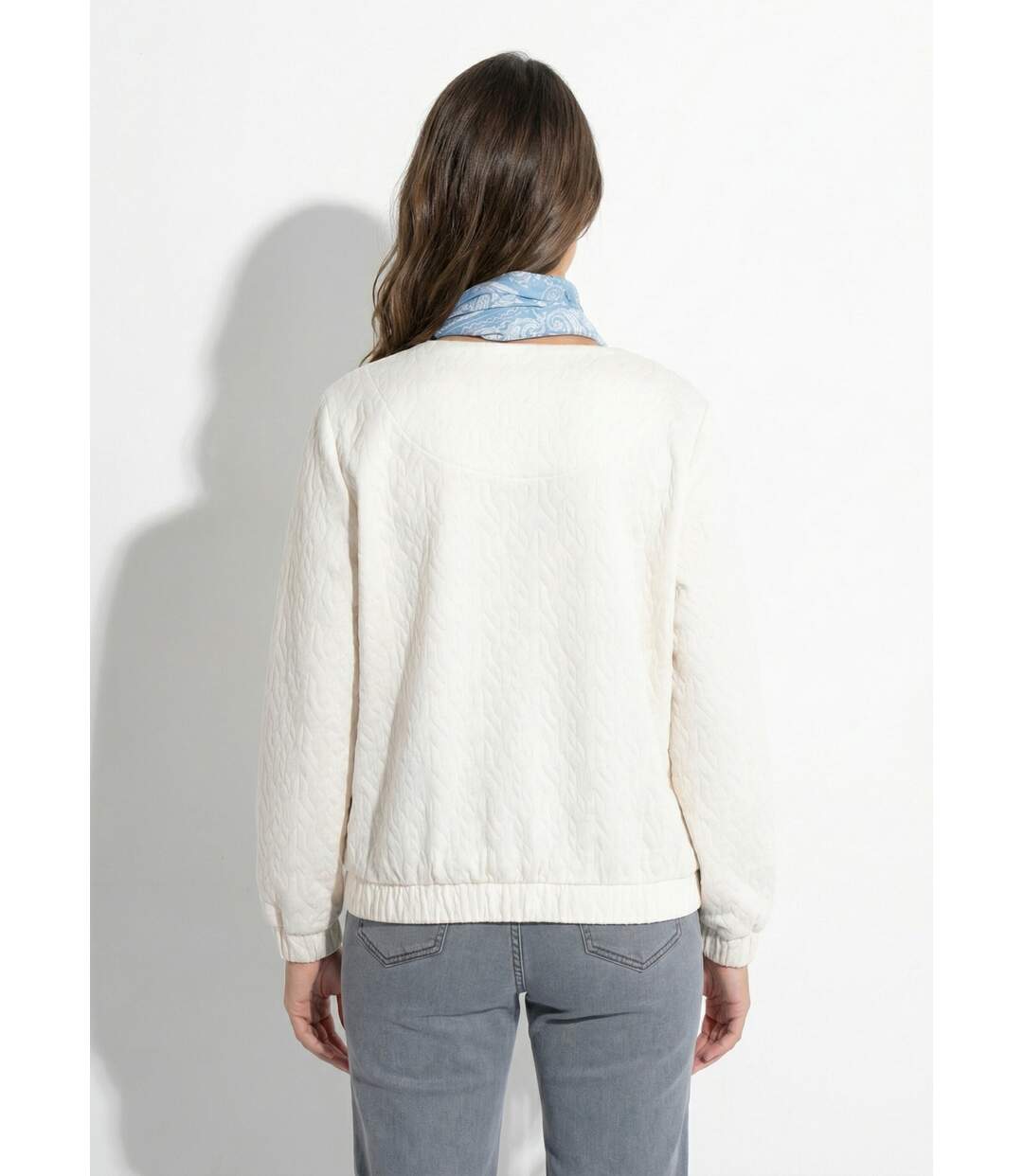 Blouson pressionné effet matelassé-2
