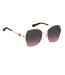 Womens/ladies Butterfly Sunglasses One Size Gold Brown Marc Jacobs-3