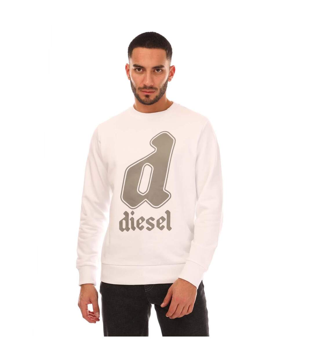 Sweat S-gir 13-1 Homme Blanc Diesel-2