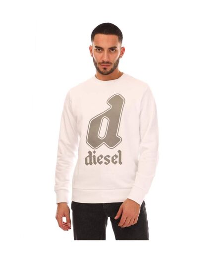 Sweat S-gir 13-1 Homme Blanc Diesel