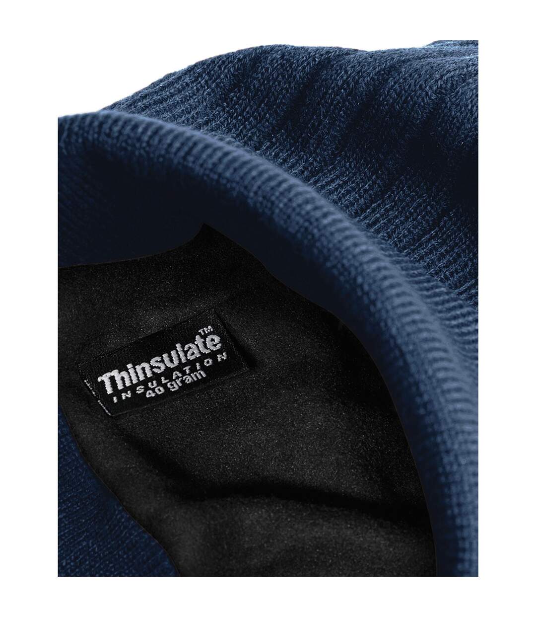 Bonnet Unisexe En Thinsulate Pour Adultes Bleu Marine Beechfield-2