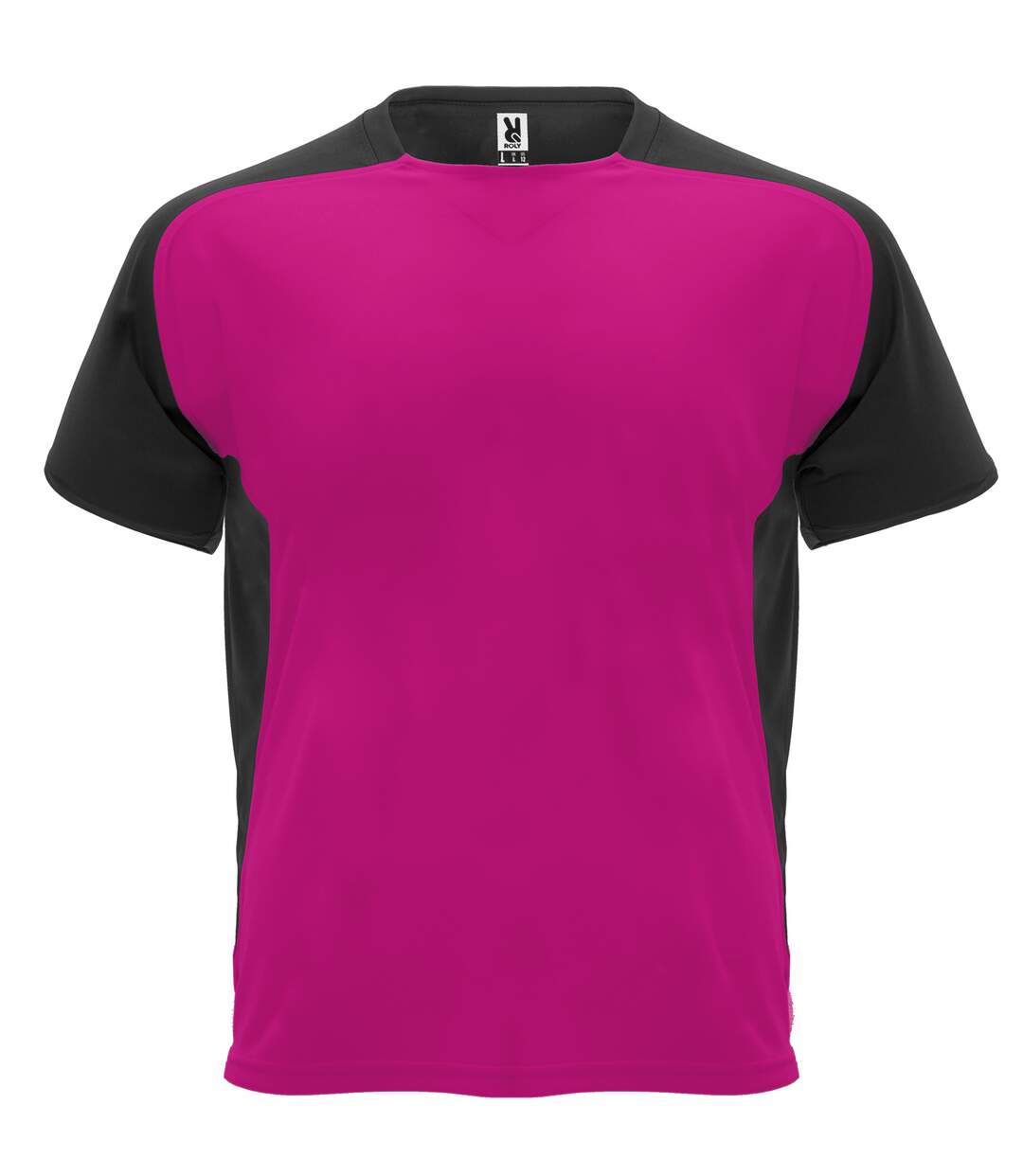 T-shirt Bugatti Adulte Fuchsia Noir Roly Sport-1
