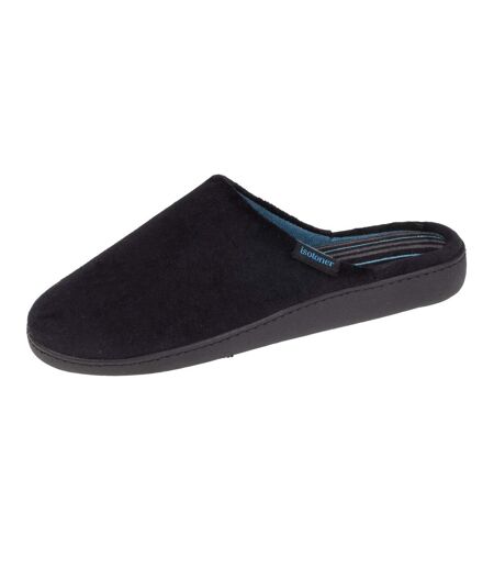 Isotoner Chaussons Mules homme rayures