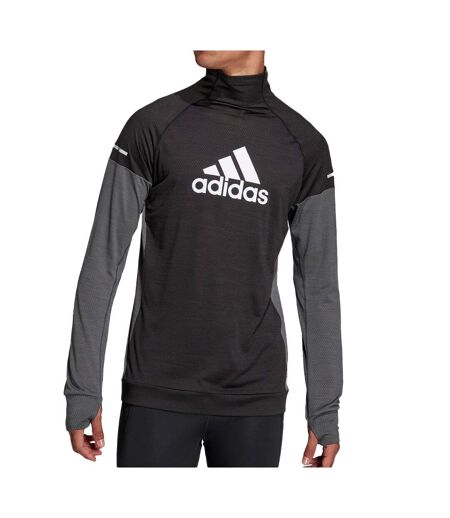 T-shirt manches longues Noir/Gris Homme Adidas Turtle Graphic