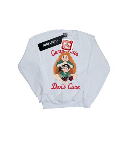 Disney - Sweat WRECK IT RALPH MERIDA AND VANELLOPE - Femme (Blanc) - UTBI43141