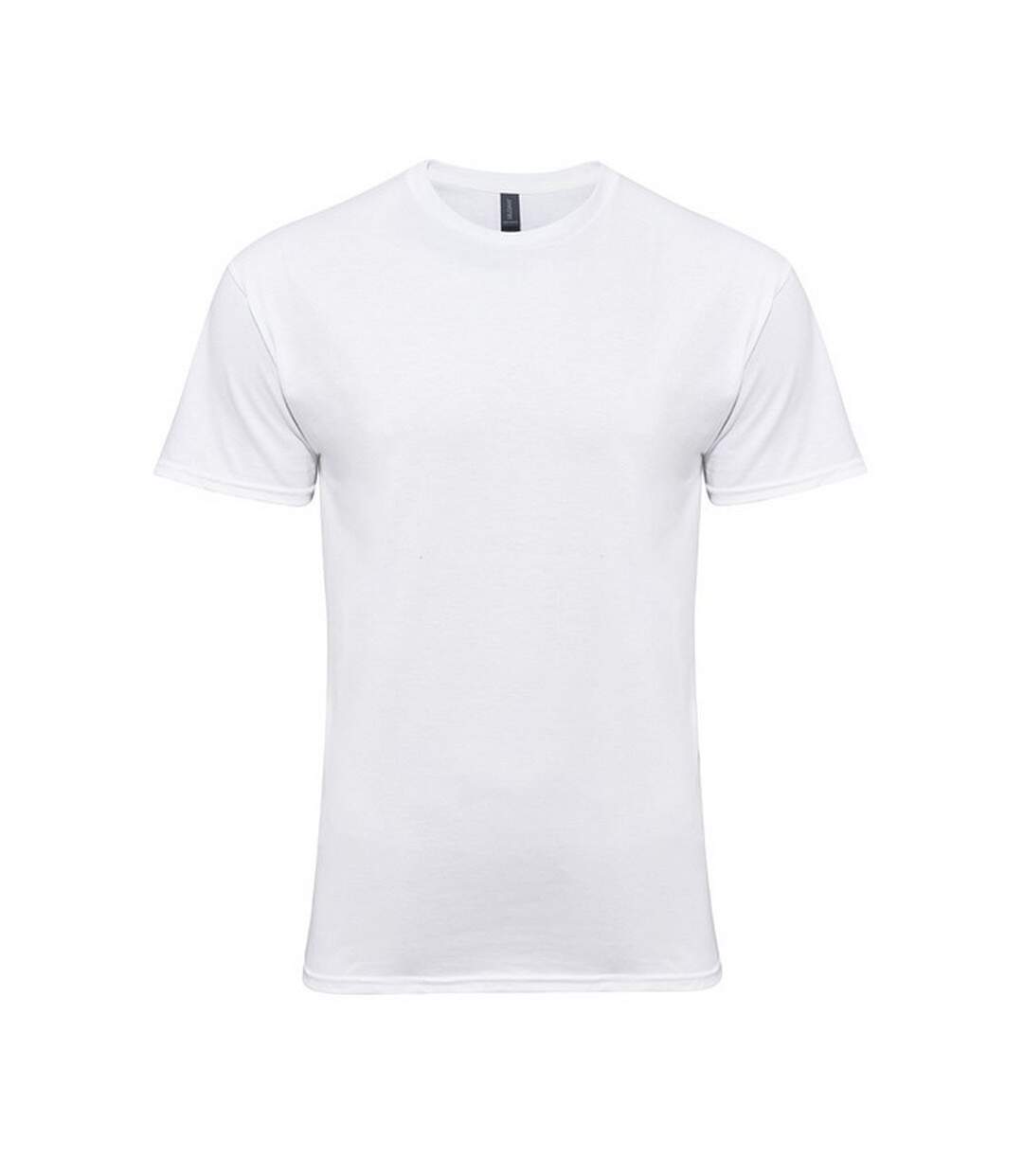 T-shirt homme blanc Gildan-1