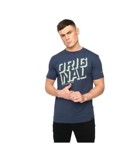 T-shirt Protrax Homme Bleu Marine Crosshatch