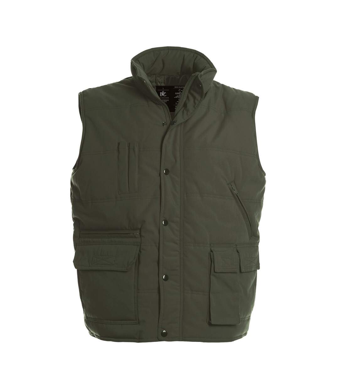 Veste Sans Manches Explorer Homme Olive B&C-2