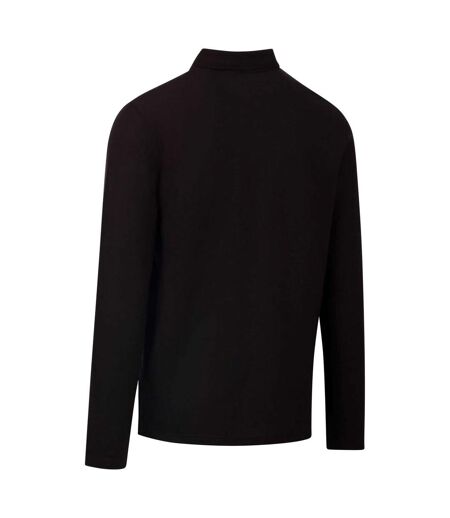 Polo Manches Longues Leblanc Homme Noir Trespass