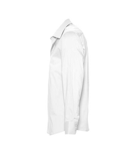 Chemise manches longues brighton homme blanc SOLS