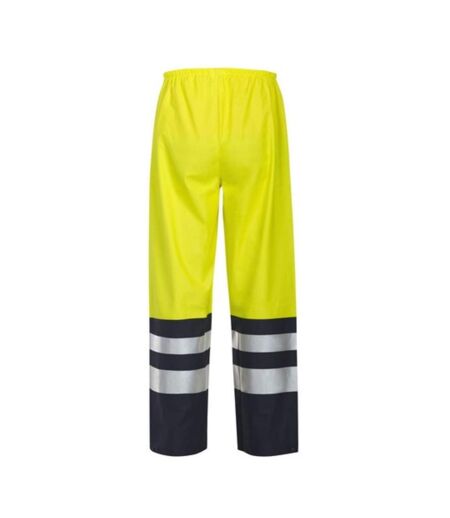 Pantalon De Pluie Adulte Jaune Bleu Marine Projob