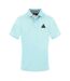 Mens Triangle Logo Polo Shirt Skyblue Washed Aquascutum-1