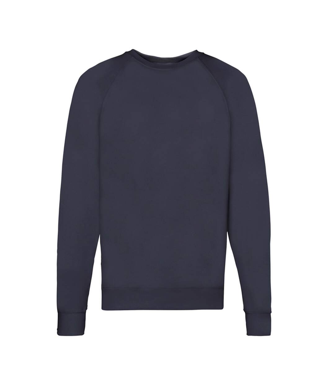 Sweat Manches Raglan Homme Bleu Marine Sombre Fruit Of The Loom-1